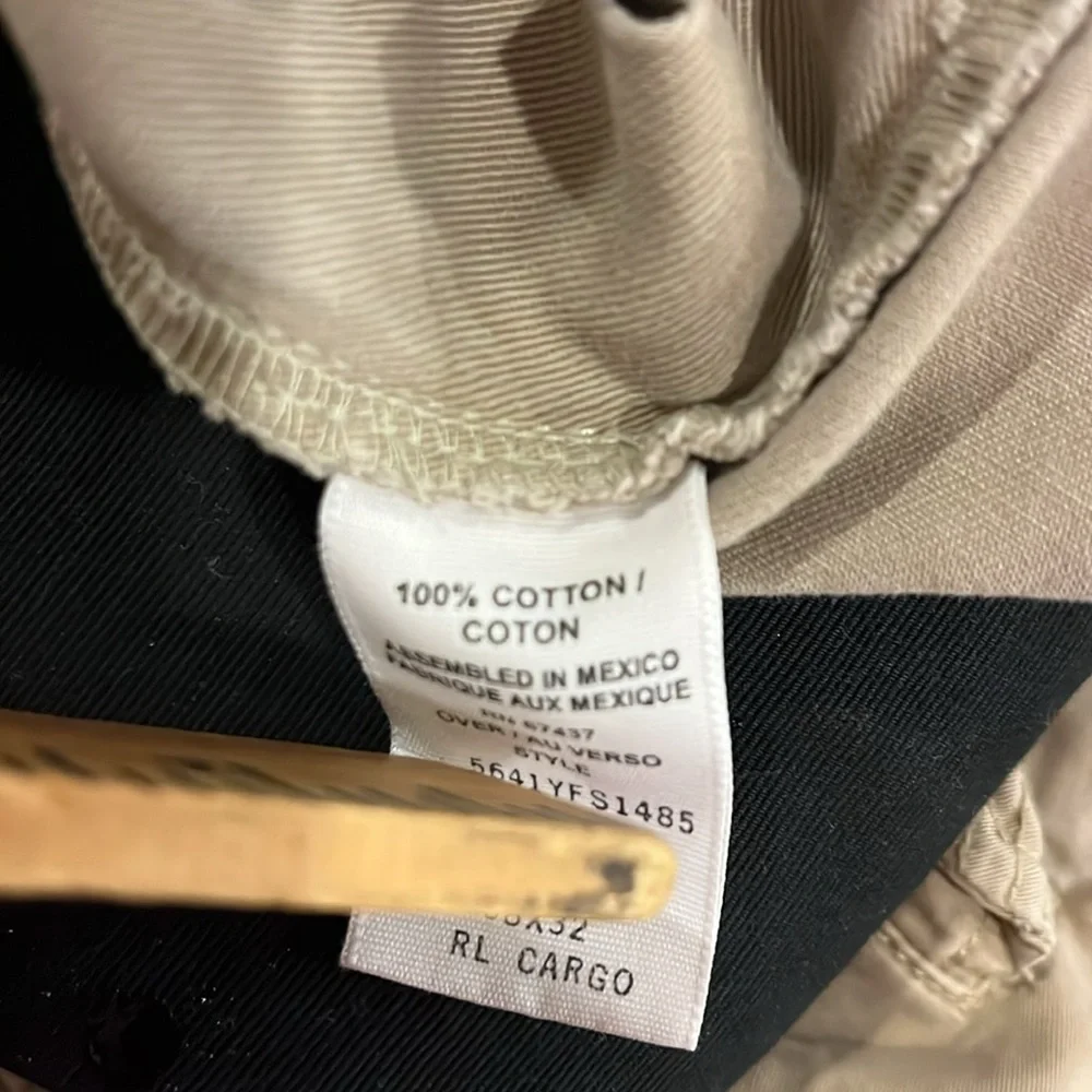 Polo Jeans Co Ralph Lauren RL Cargo Pants vintage Mens Size 38x32